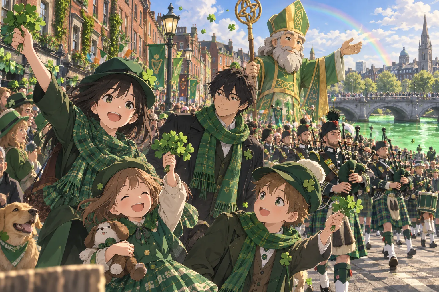 セント・パトリックス・デー(St. Patrick's Day)のイラスト