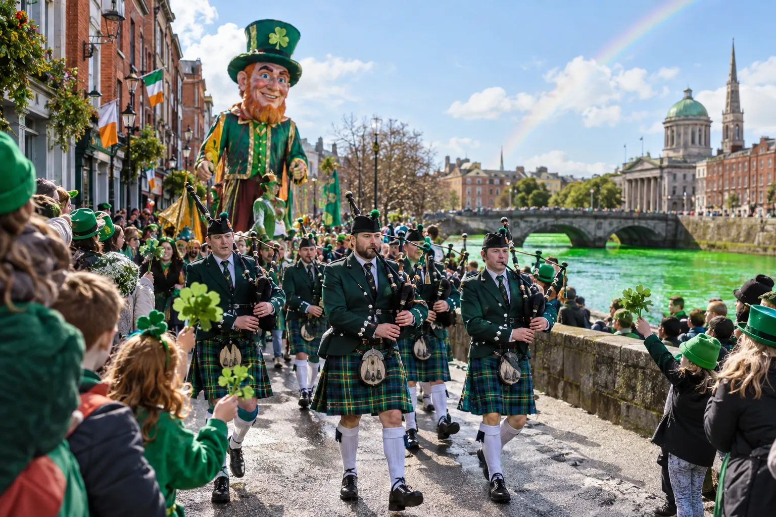セント・パトリックス・デー（St. Patrick's Day）の風景