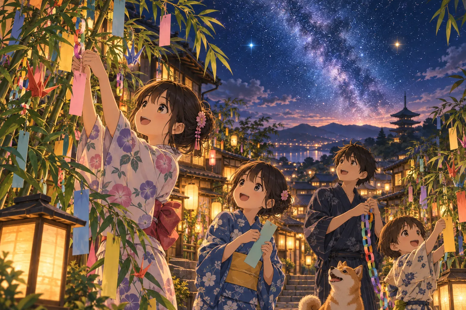 七夕(Tanabata (Star Festival))のイラスト