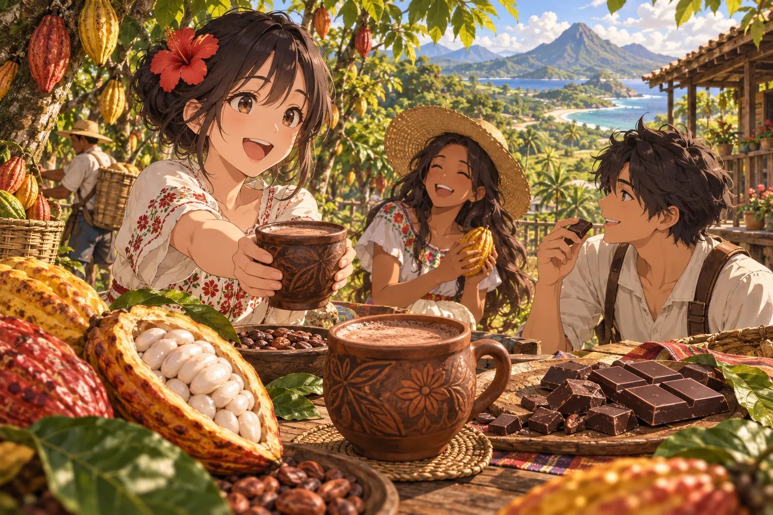 世界チョコレートデー(World Chocolate Day)のイラスト