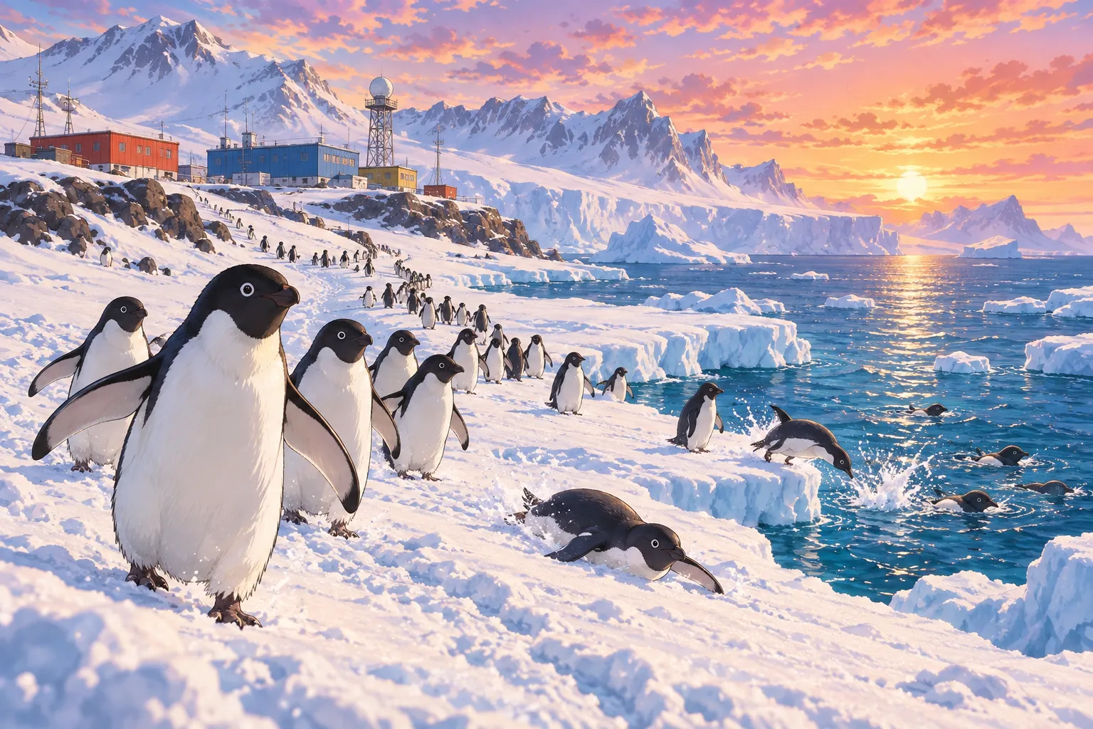 世界ペンギンの日（World Penguin Day）のイラスト