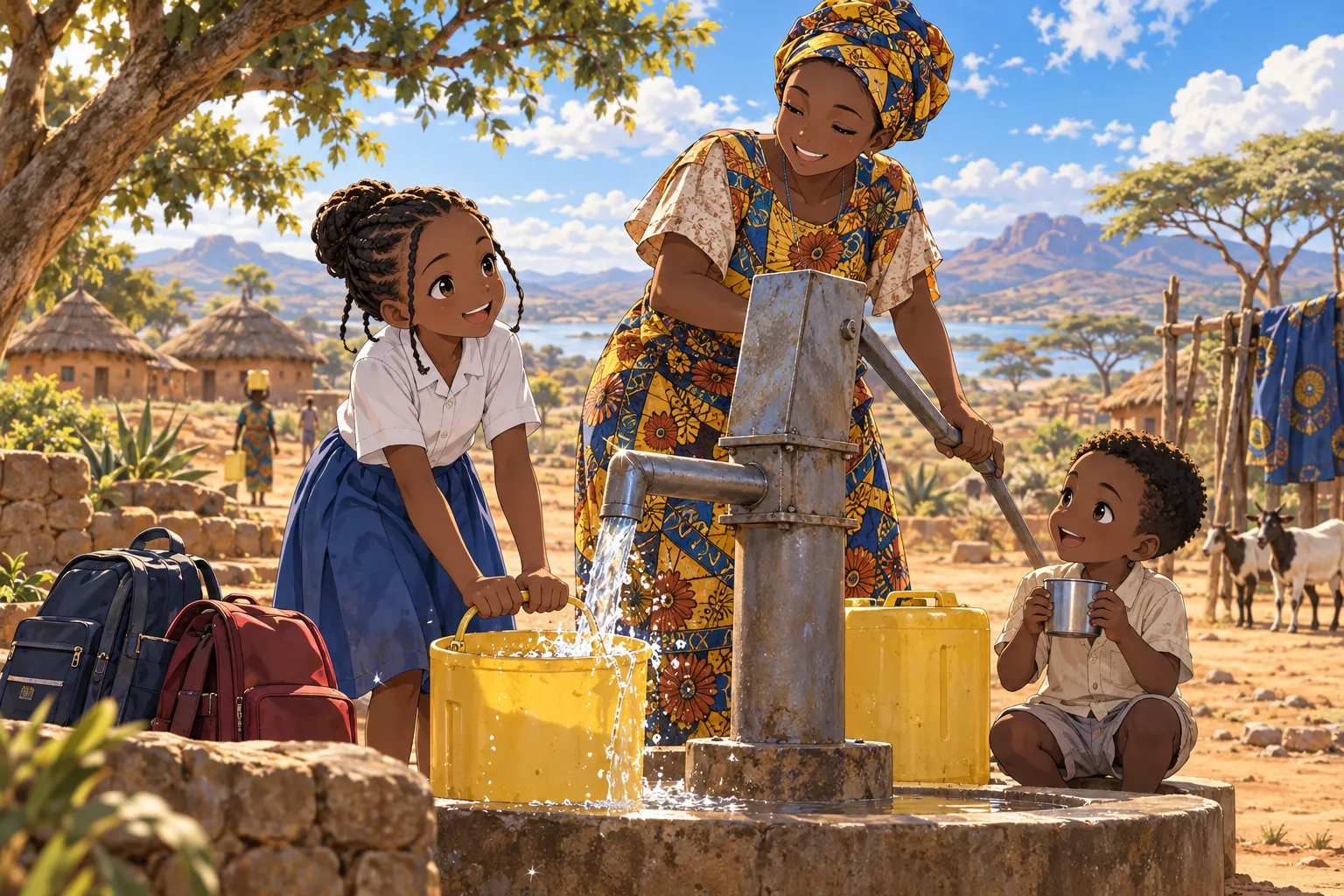 世界水の日(World Water Day)のイラスト