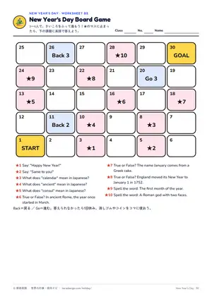 すごろくのページ