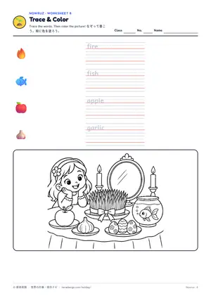 なぞり書きのページ