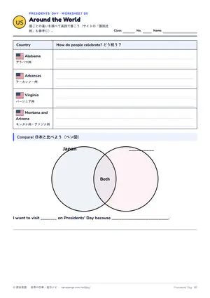 国比べのページ