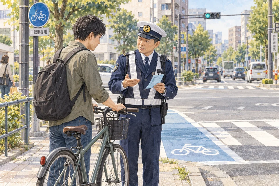 自転車に青い切符 — 2026年4月から、反則金の対象になりました