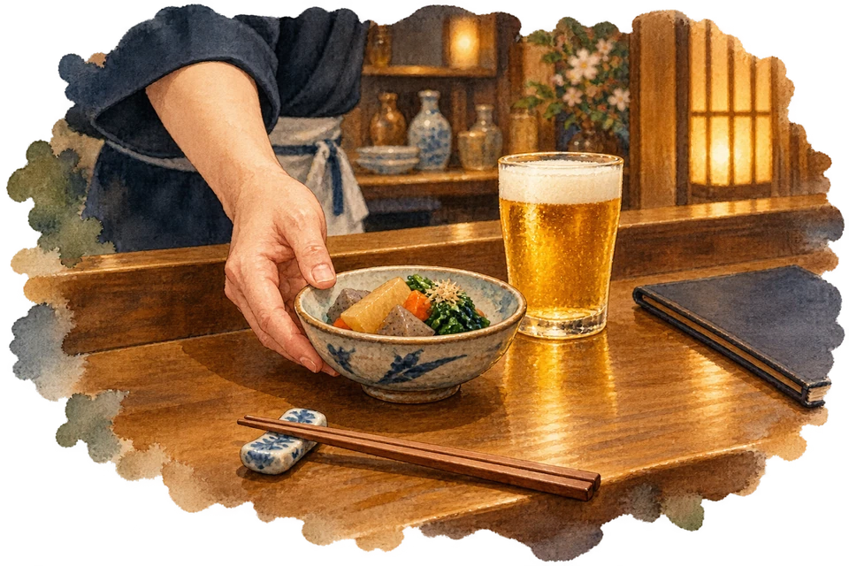 「頼んでないのに、お金を取るの？」 — 居酒屋の小皿「お通し」は、料理ではなく席料