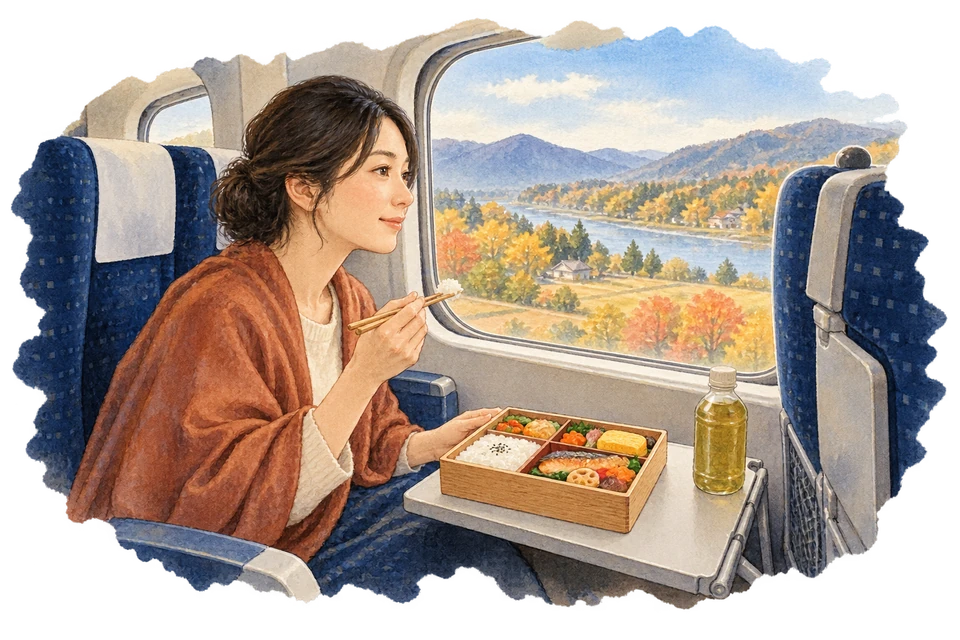「新幹線では、みんな食べるの？」 — 歩きながら食べない国の、車内の弁当