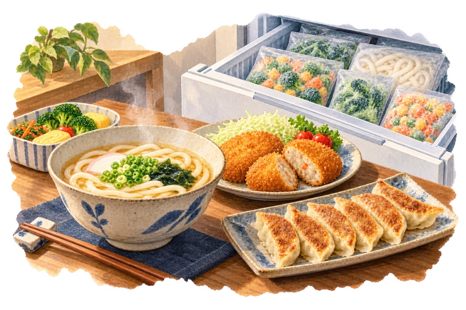冷凍食品、1人あたり年24.6キロに — 工場は減っても、作る量と食べる量は増えている