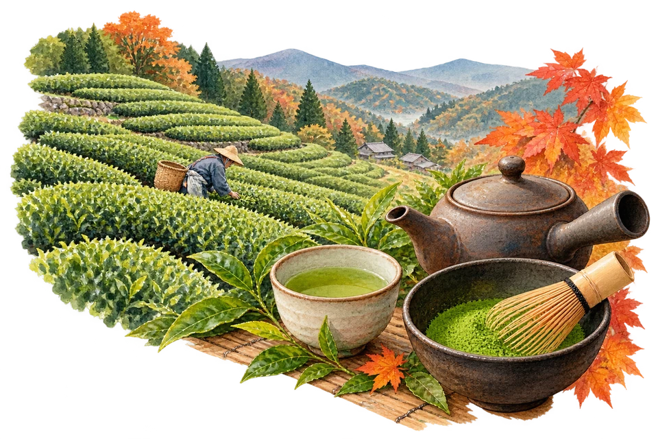 お茶の畑、1年で4％減って3万1900ヘクタールに — 急須で飲むお茶は減り、海外の抹茶は増えている