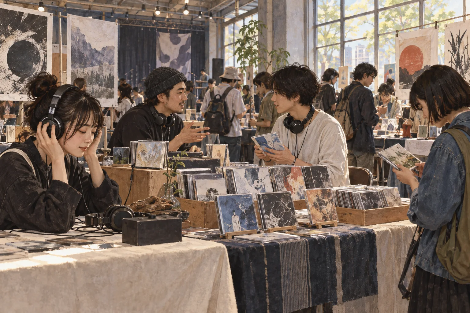 自主制作CDを頒布する音楽イベントの作り手