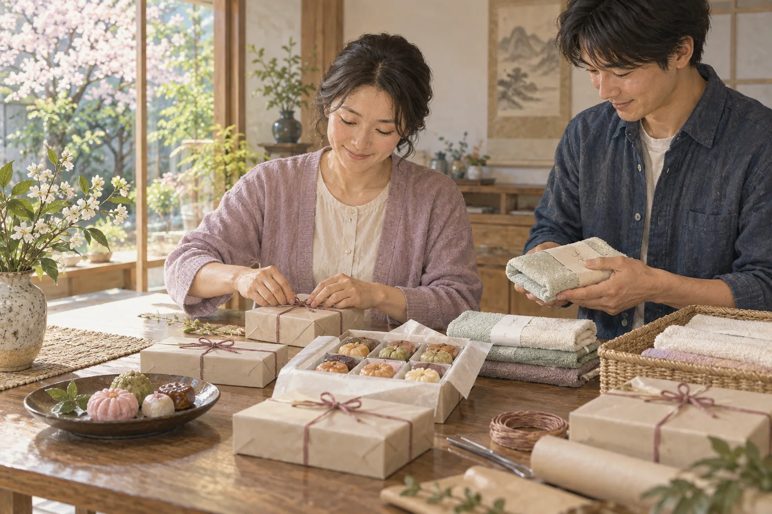 回復後に快気祝いの品を用意する人