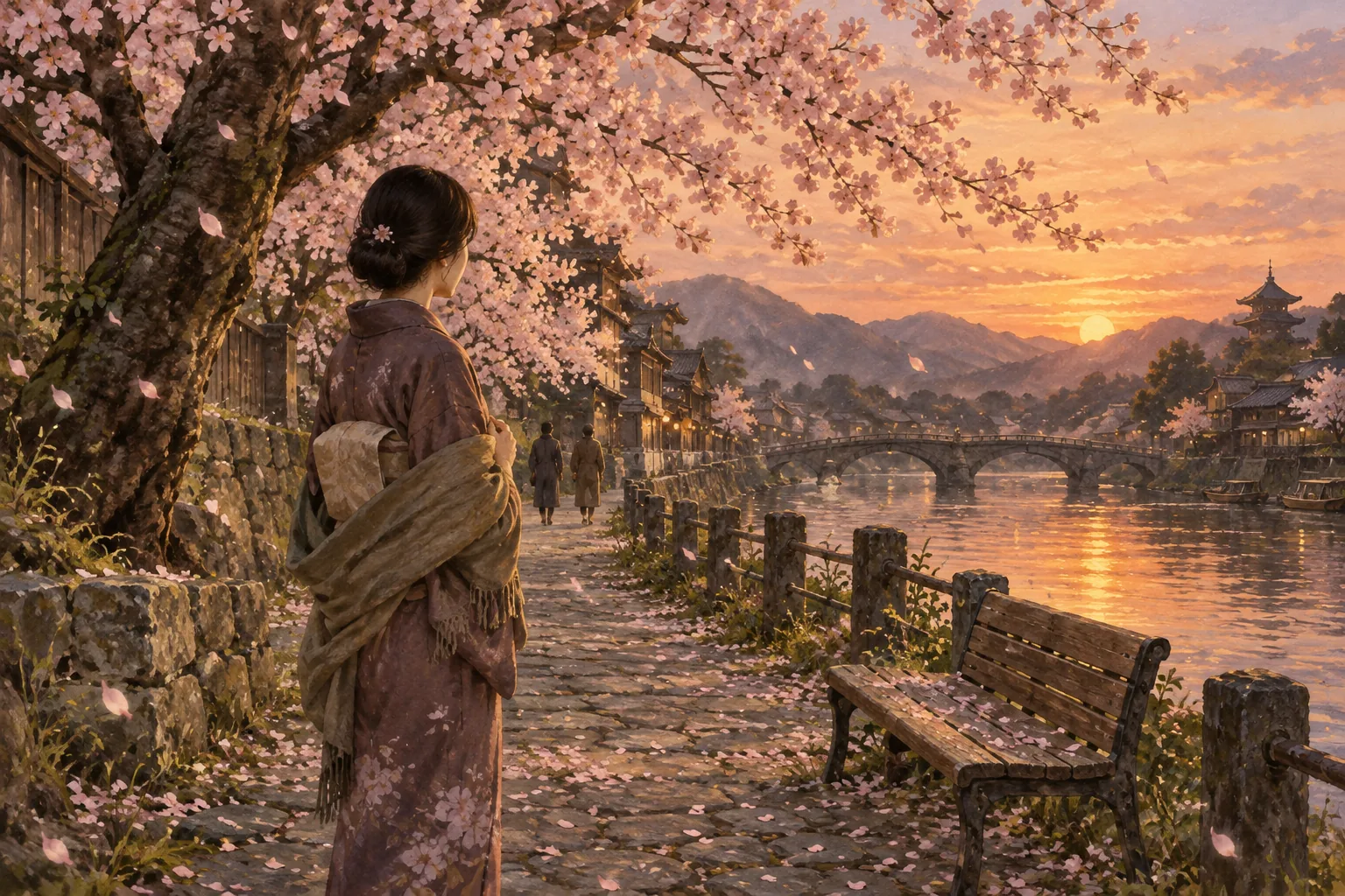 散りゆく桜にもののあはれを感じる人
