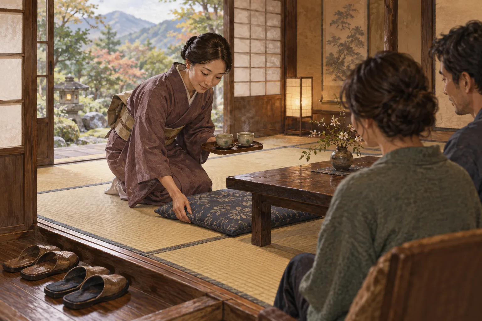 客の希望を先回りして整える旅館の主人