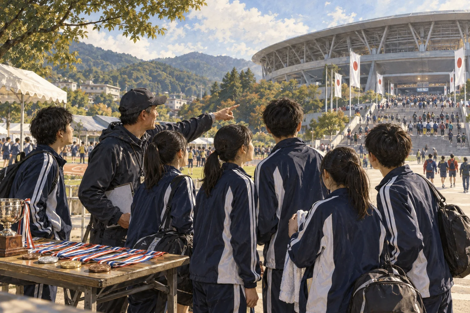 県大会から全国大会を目指す生徒選手たち