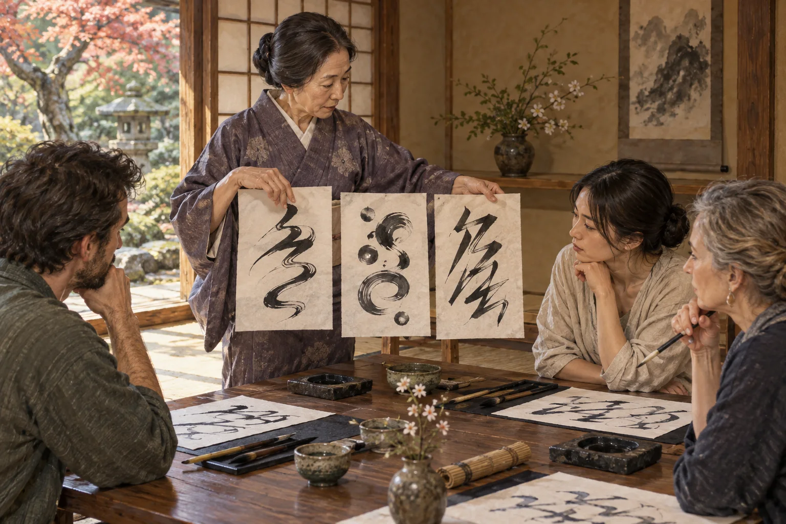 漢字・ひらがな・カタカナの形の違いを学ぶ教室