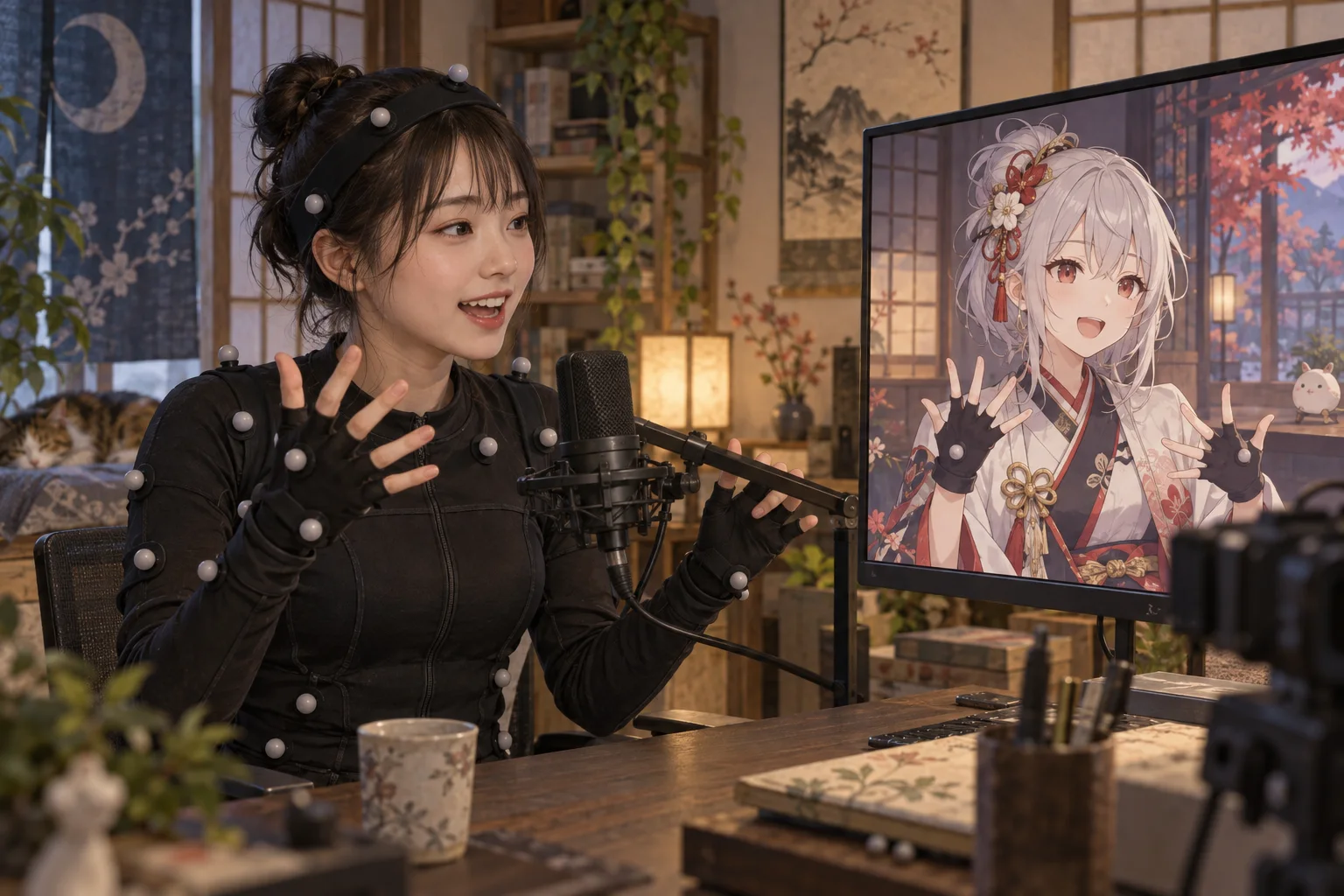 モーションキャプチャで配信するVチューバー
