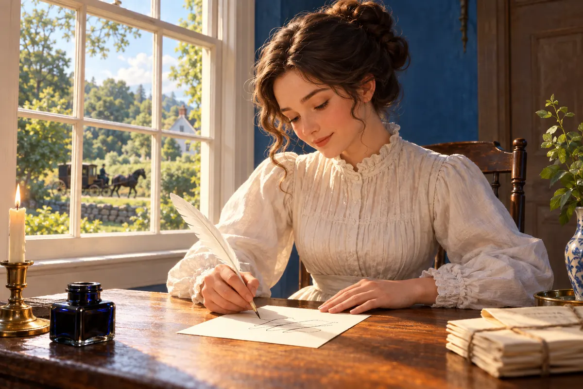 エミリー・ディキンソンの詩「Because I could not stop for Death」は、1890年の詩集で Because から始まる