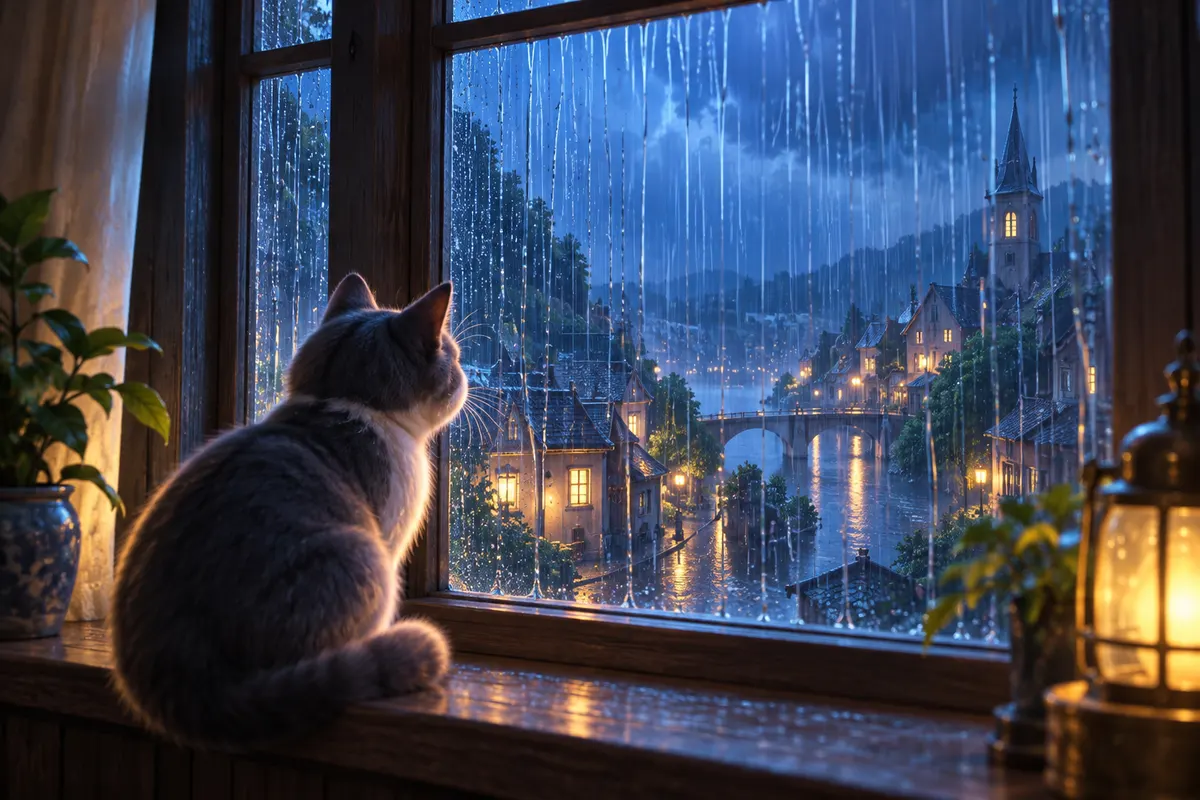 ドイツ語は「ひも」、フランス語は「ロープ」、日本語は「篠竹」。大雨を細長い物にたとえる言葉は、あちこちにある