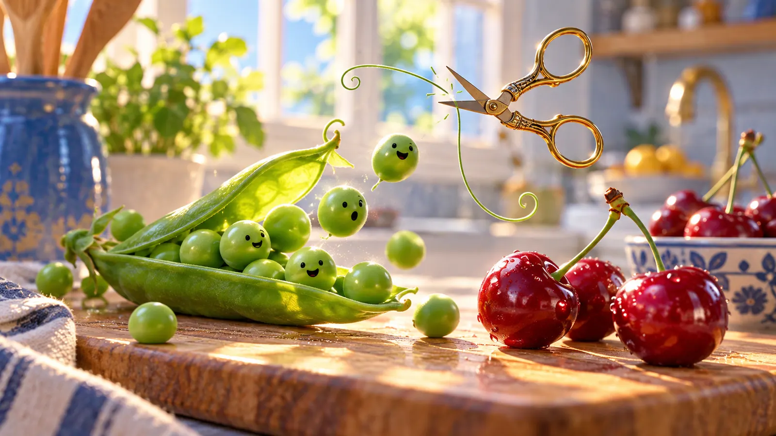 pea と cherry は“複数形と勘違い”で s が消えた単語。昔は1粒でも pease