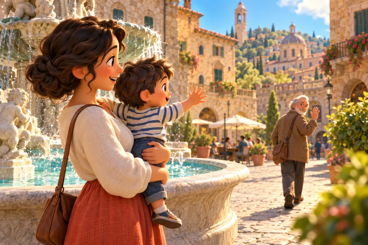 子どもが手を開いたり閉じたりして「バイバイ」するのも、イタリア語では fare ciao(チャオをする)と言う(Treccani)