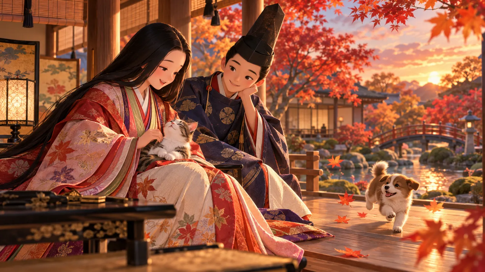 平安時代の本では、犬が「ひよ」、猫は「ねうねう」と鳴いていた