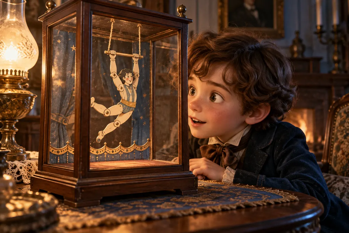 1860年代のイギリスでは、空中ブランコの曲芸師レオタールを模したおもちゃまで作られた(ヴィクトリア&アルバート博物館の収蔵品の解説による)