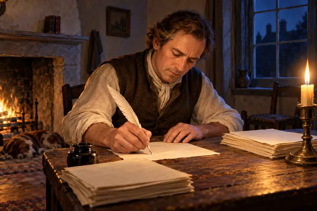 1770年のベイカーは、学校を15歳でやめ、本もほとんど持っていなかったと序文に書いた