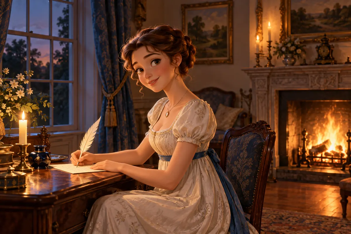 1814年の小説『マンスフィールド・パーク』には was liking(好きになっていた)が出てくる