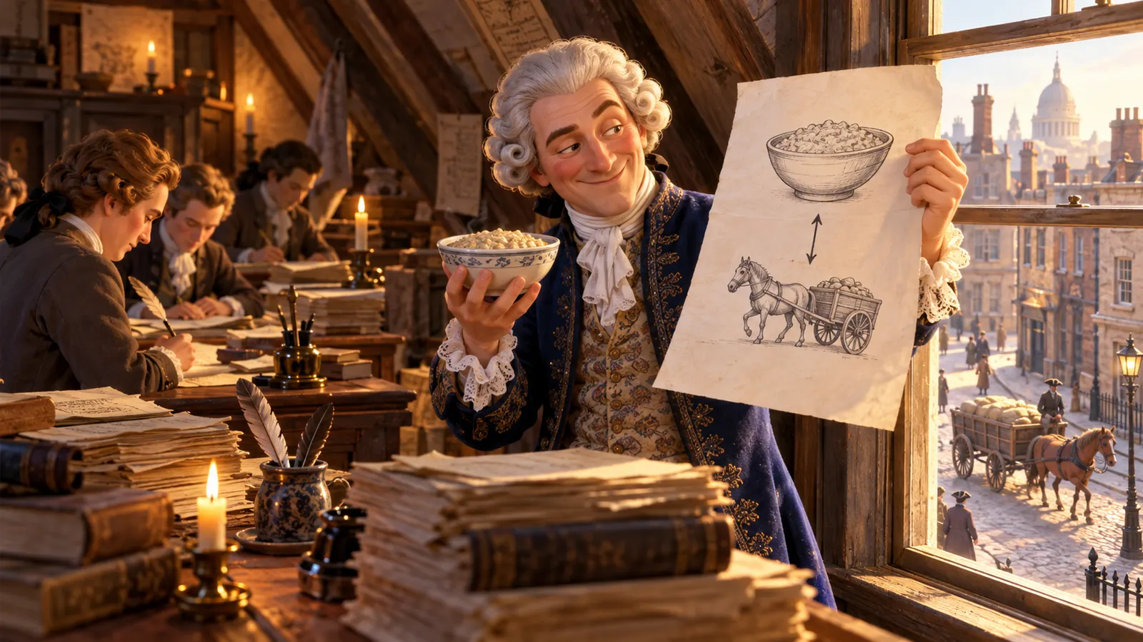 1755年の英語辞書:オート麦は「イングランドでは馬が、スコットランドでは人が食べる」