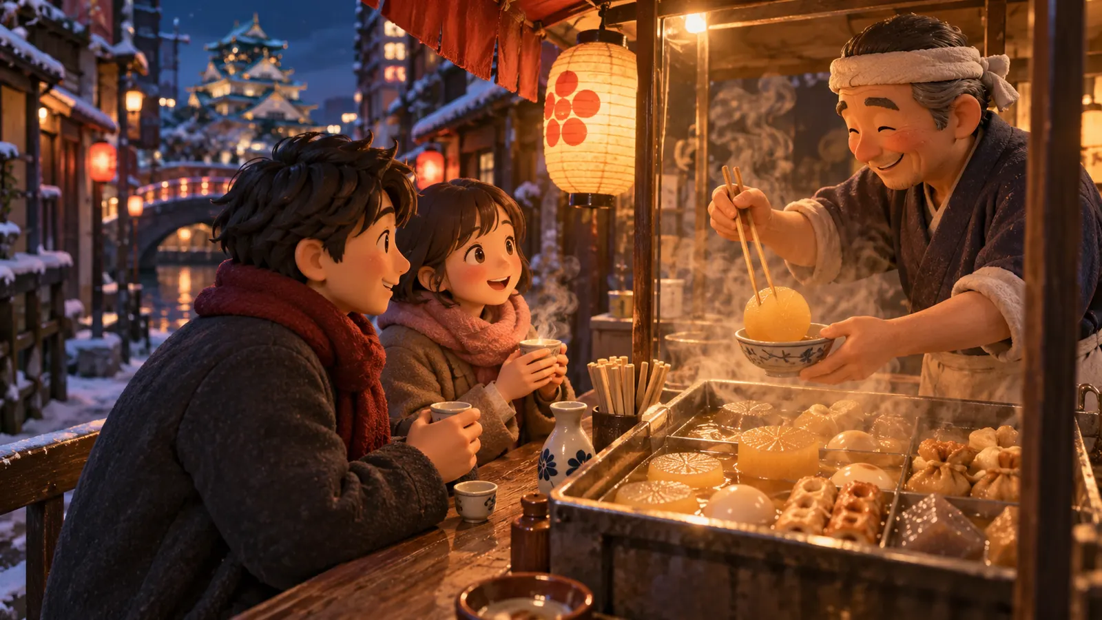 関西ではおでんを「関東煮（かんとだき）」とも呼ぶ。江戸生まれとされる料理だから