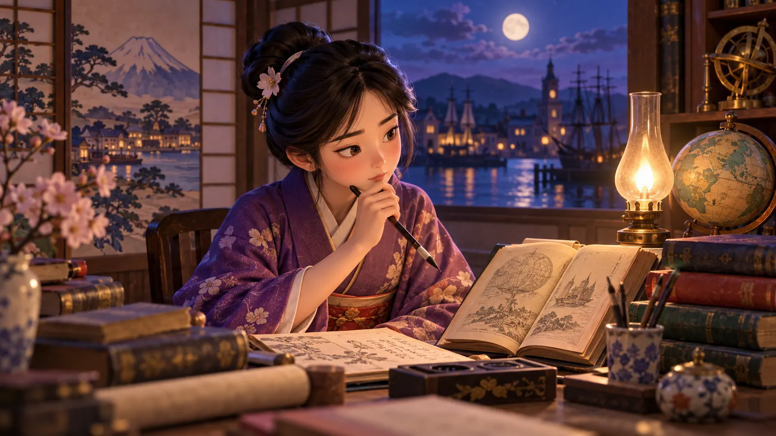 「彼女」は明治生まれの新しい言葉。それまでは女性も「かれ」と呼んでいた