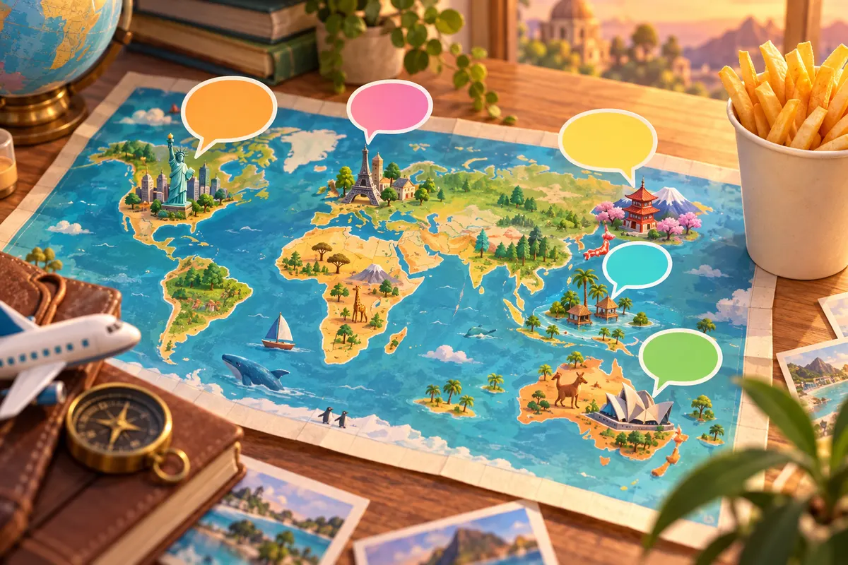 同じ店でも、国や地域で呼び名が変わる。マック/マクド、Mickey D's、Macca's、McDo