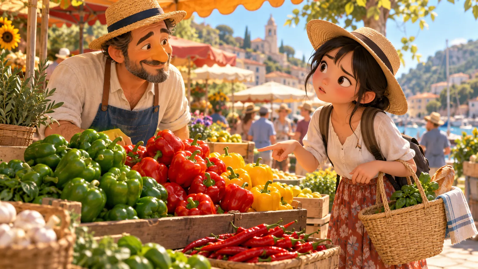「ピーマン」の語源はフランス語 piment。でもフランス語でピーマンは「poivron」