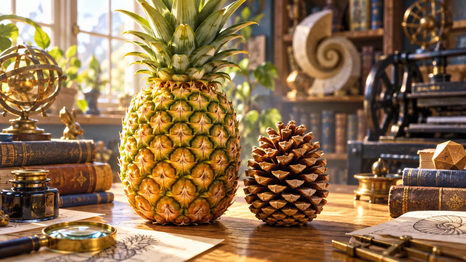 pineapple は元は「松ぼっくり」の名前だった。果物の意味になったのは1600年代