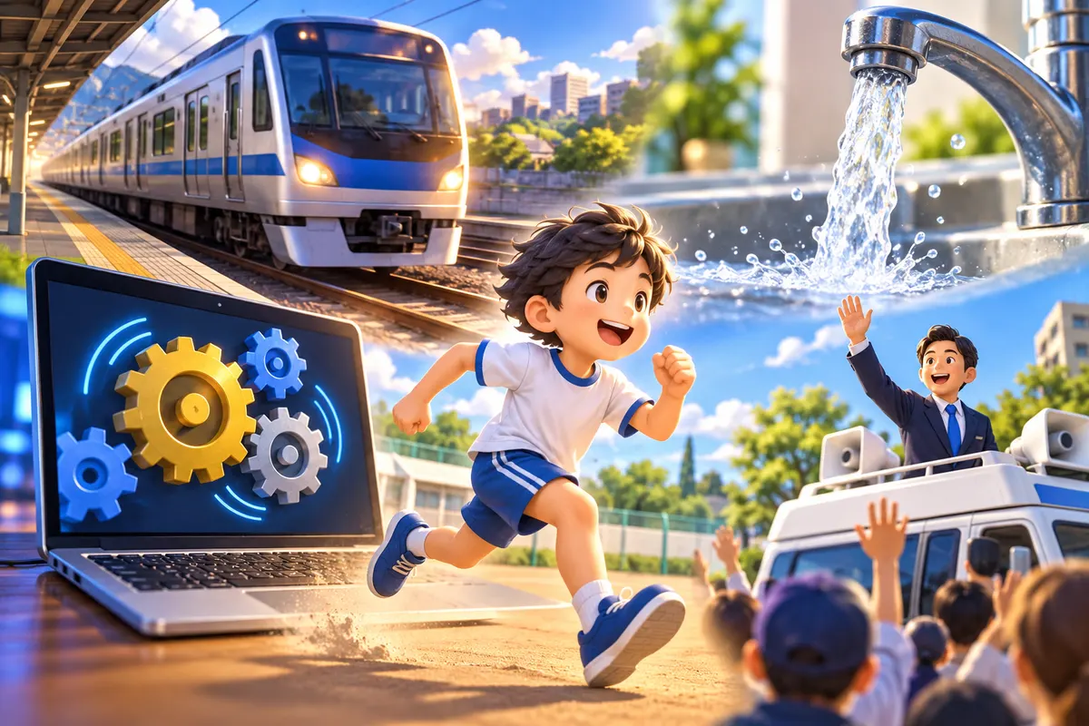 列車も、水も、パソコンも、選挙も「run」。動詞 run の意味は645通りと数えられた