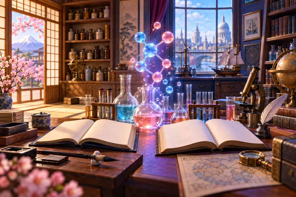 宇田川榕菴は、オランダ語の zuurstof・waterstof・koolstof を「酸素」「水素」「炭素」と訳した(菅原・板倉 1990)