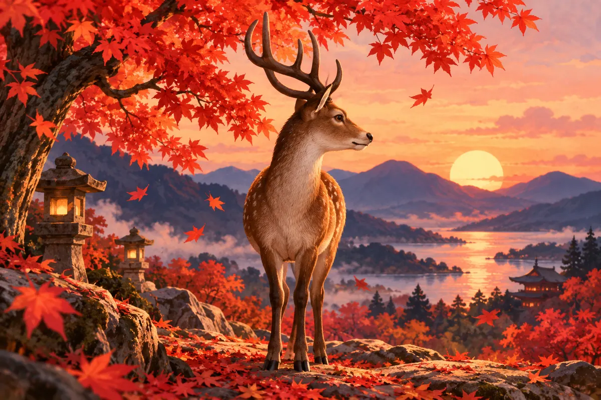 花札の10月の10点札は「もみじに鹿」。この鹿が横を向いていることから「シカト」と言うようになった、と辞書は説明している(日本国語大辞典・デジタル大辞泉)