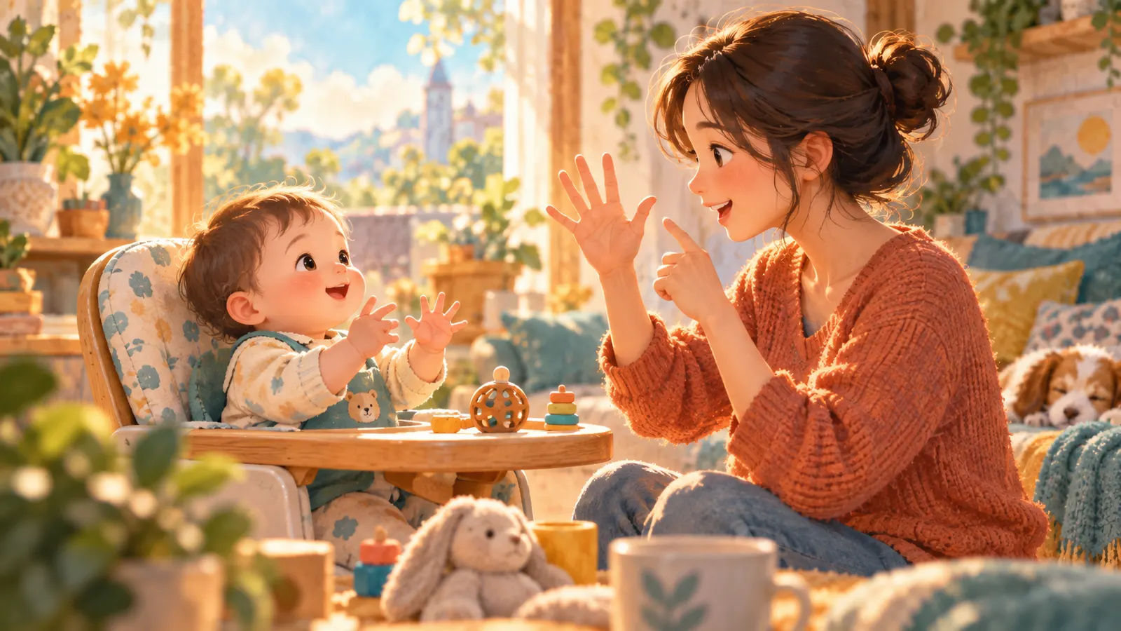 手話を見て育つ赤ちゃんは、手で「ばぶばぶ」していた。声を使わない“喃語”の発見