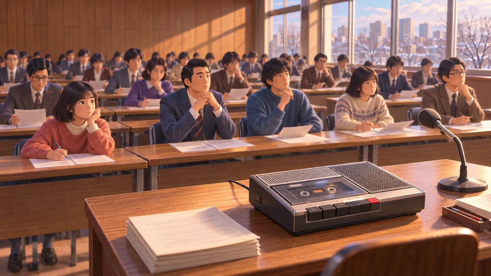 TOEICは日本人の依頼で生まれた。1979年の第1回は日本だけで行われ、受験者2,773人