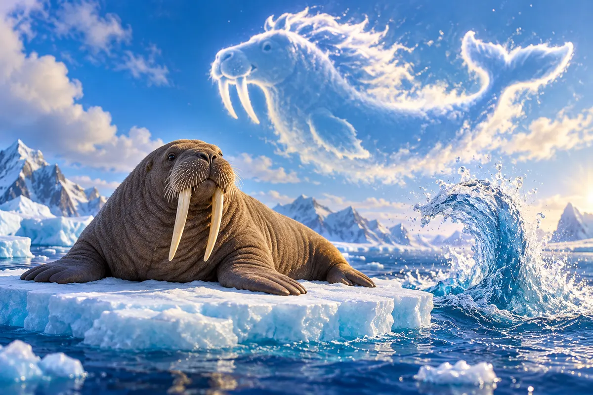 walrus は「クジラ馬」、古英語の horshwæl は「馬クジラ」。トールキンはこの語の語源にとても苦労した(The Ring of Words・Dictionary.com)
