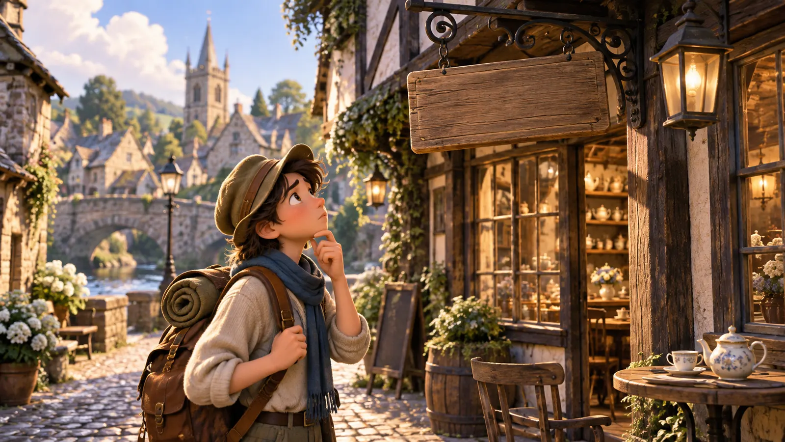 看板の「Ye Olde」の Ye は“あなた”でなく the。y は消えた文字「þ」の代役
