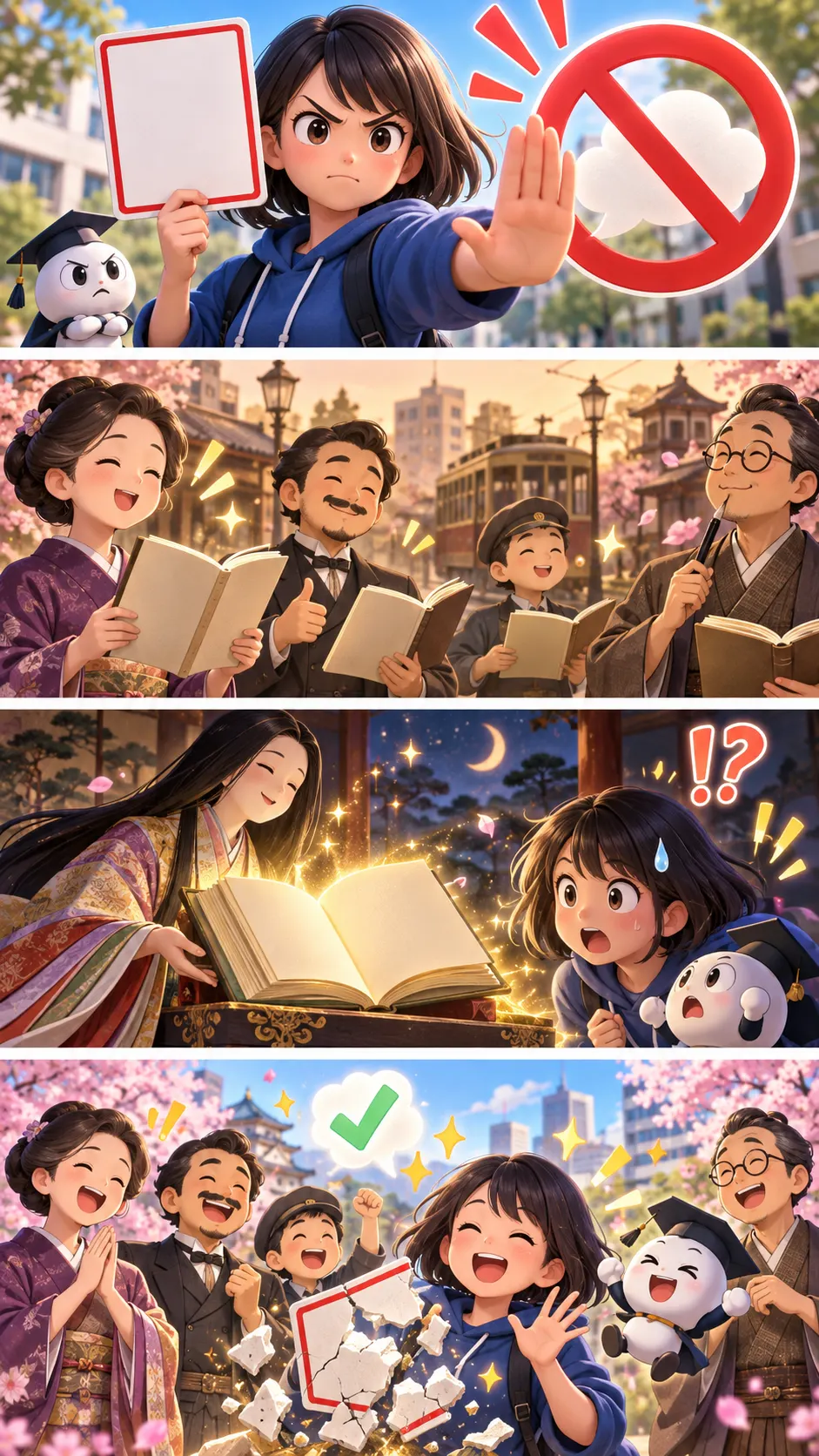 「全然大丈夫」は誤用じゃない? 芥川『羅生門』にもある“全然+肯定”、ダメ出しは戦後生まれの4コマ漫画