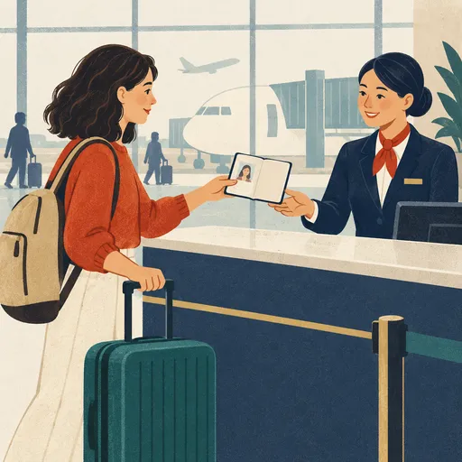 check-in のイメージ