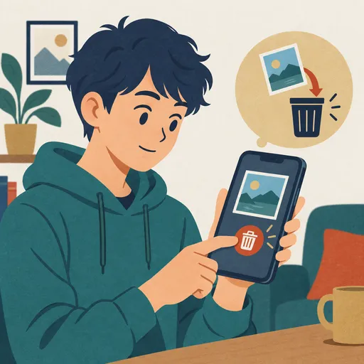 delete のイメージ