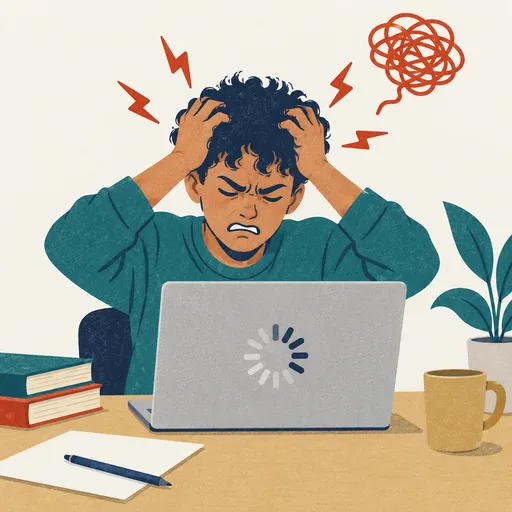 frustrated のイメージ