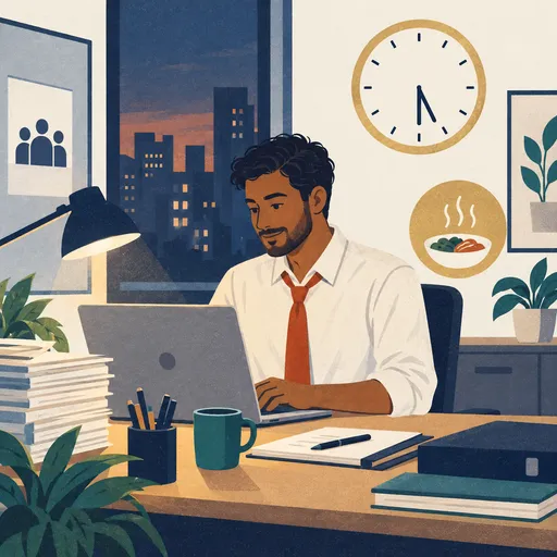 at work のイメージ