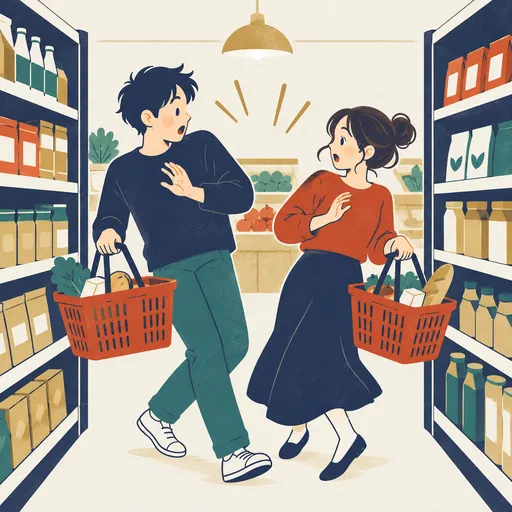 bump into のイメージ