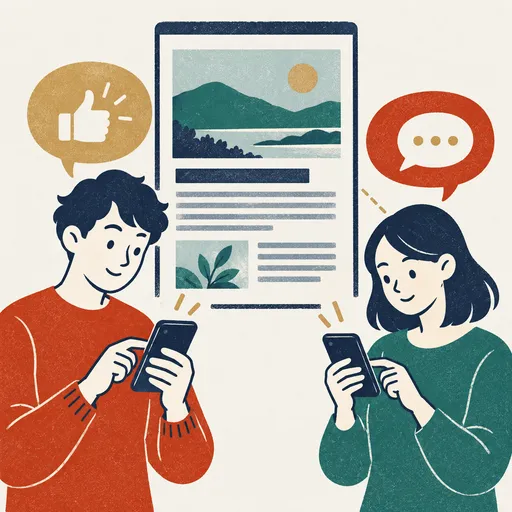 comment on のイメージ