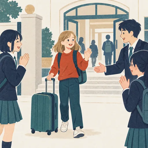 exchange student のイメージ